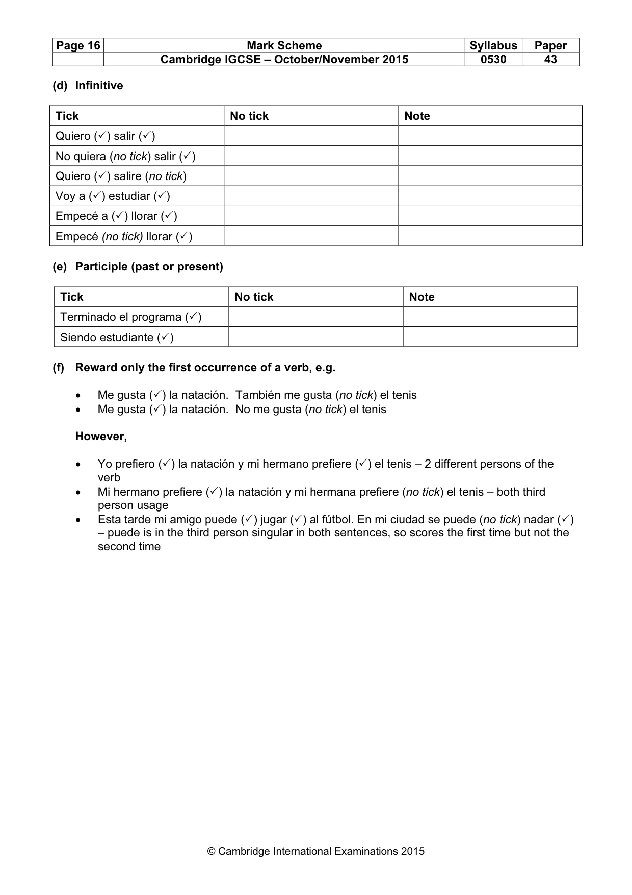 Mark scheme, page 16 of 24