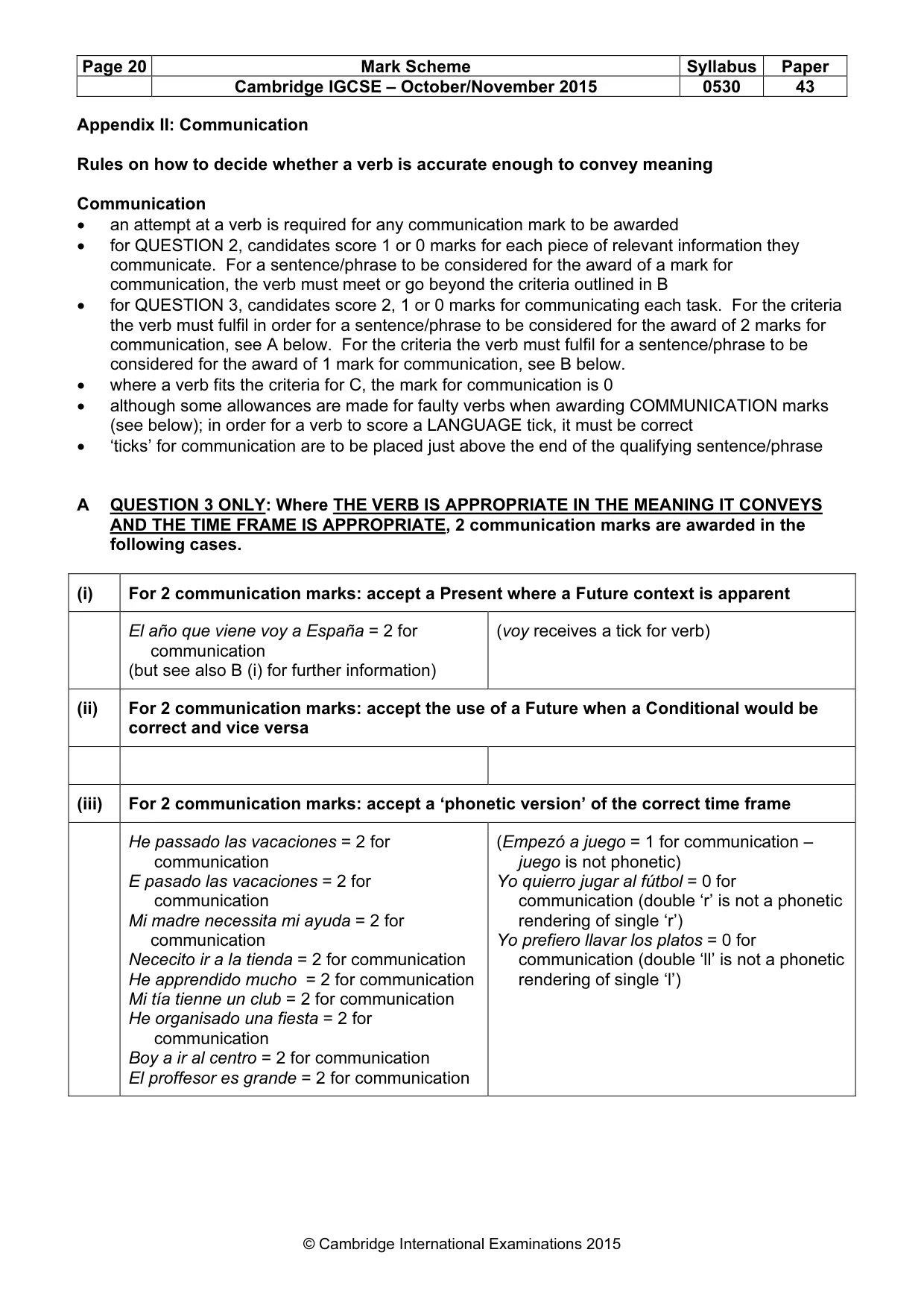 Mark scheme, page 20 of 24