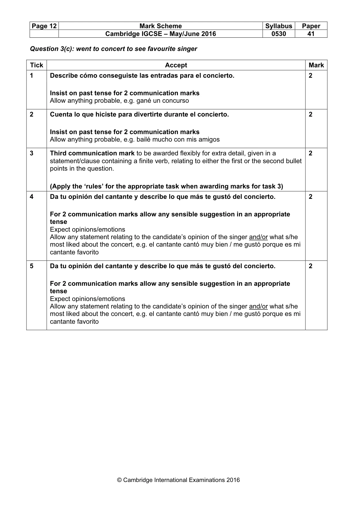 Mark scheme, page 12 of 26