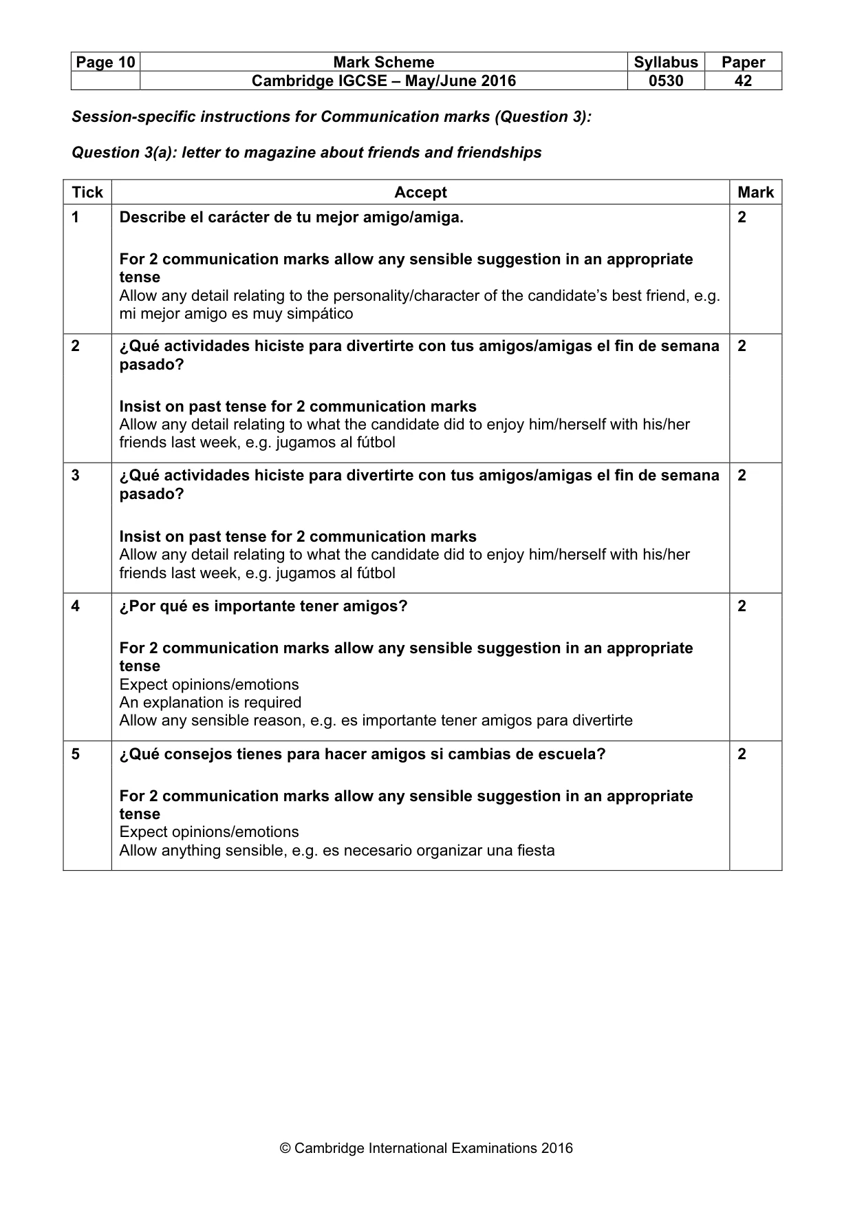 Mark scheme, page 10 of 26