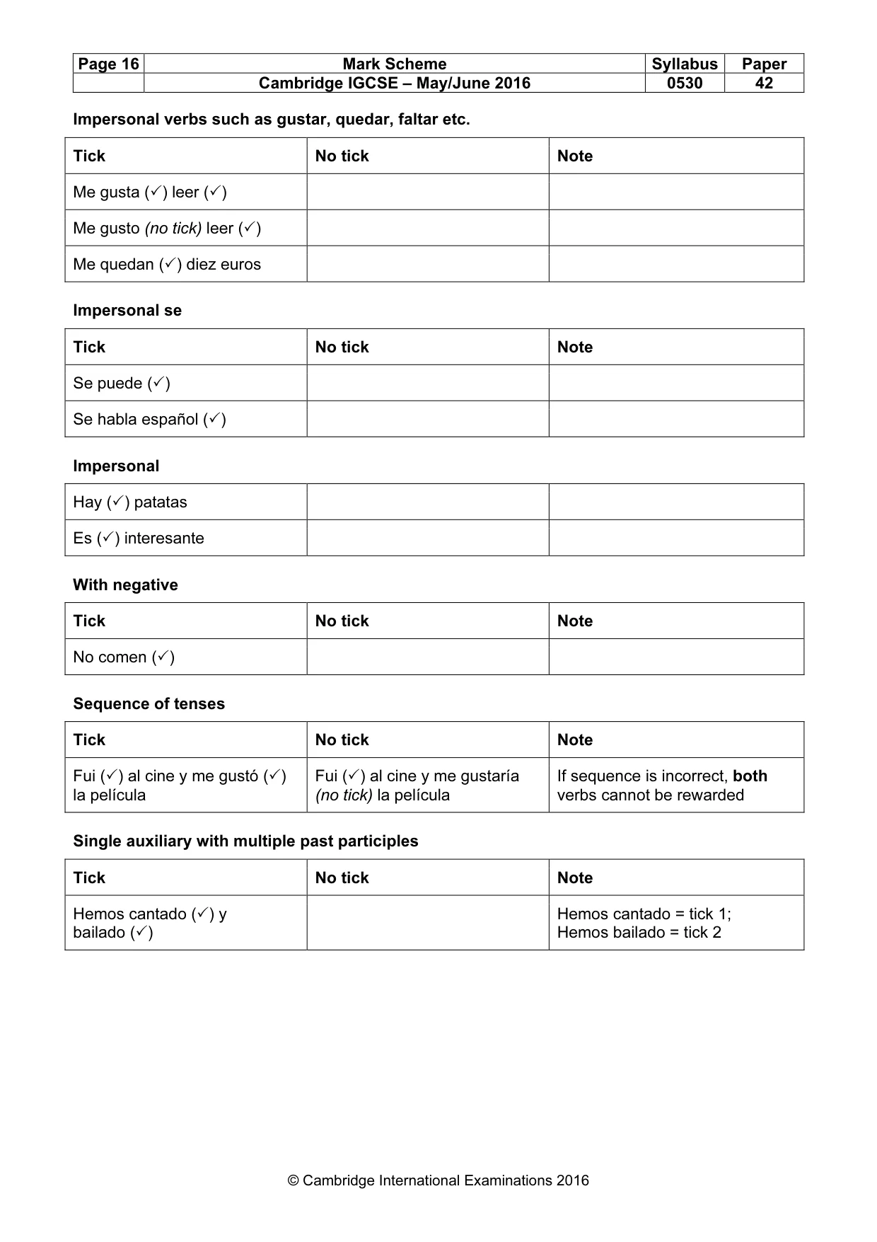 Mark scheme, page 16 of 26