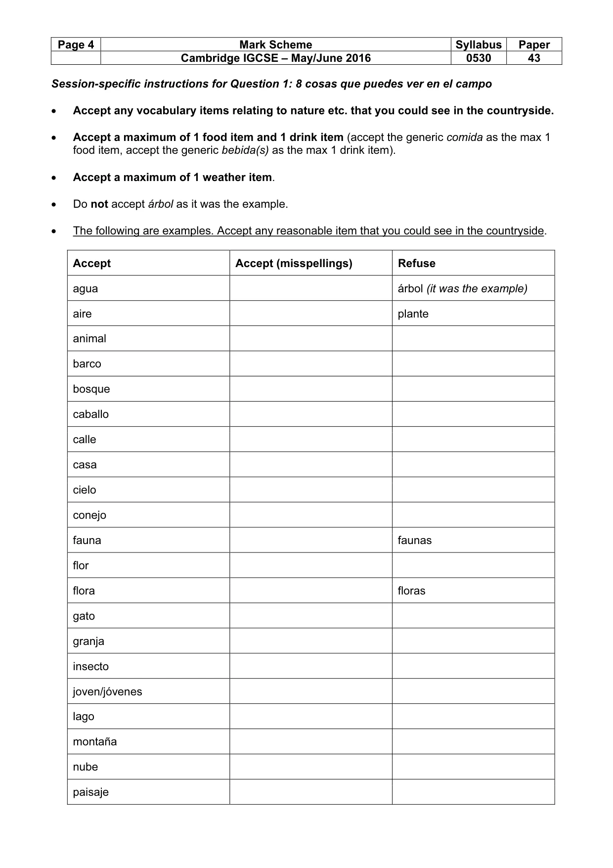 Mark scheme, page 4 of 26