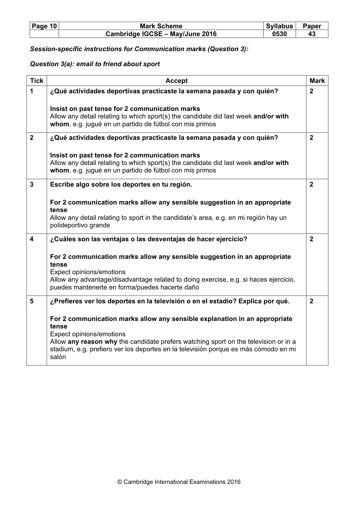 Mark scheme, page 10 of 26