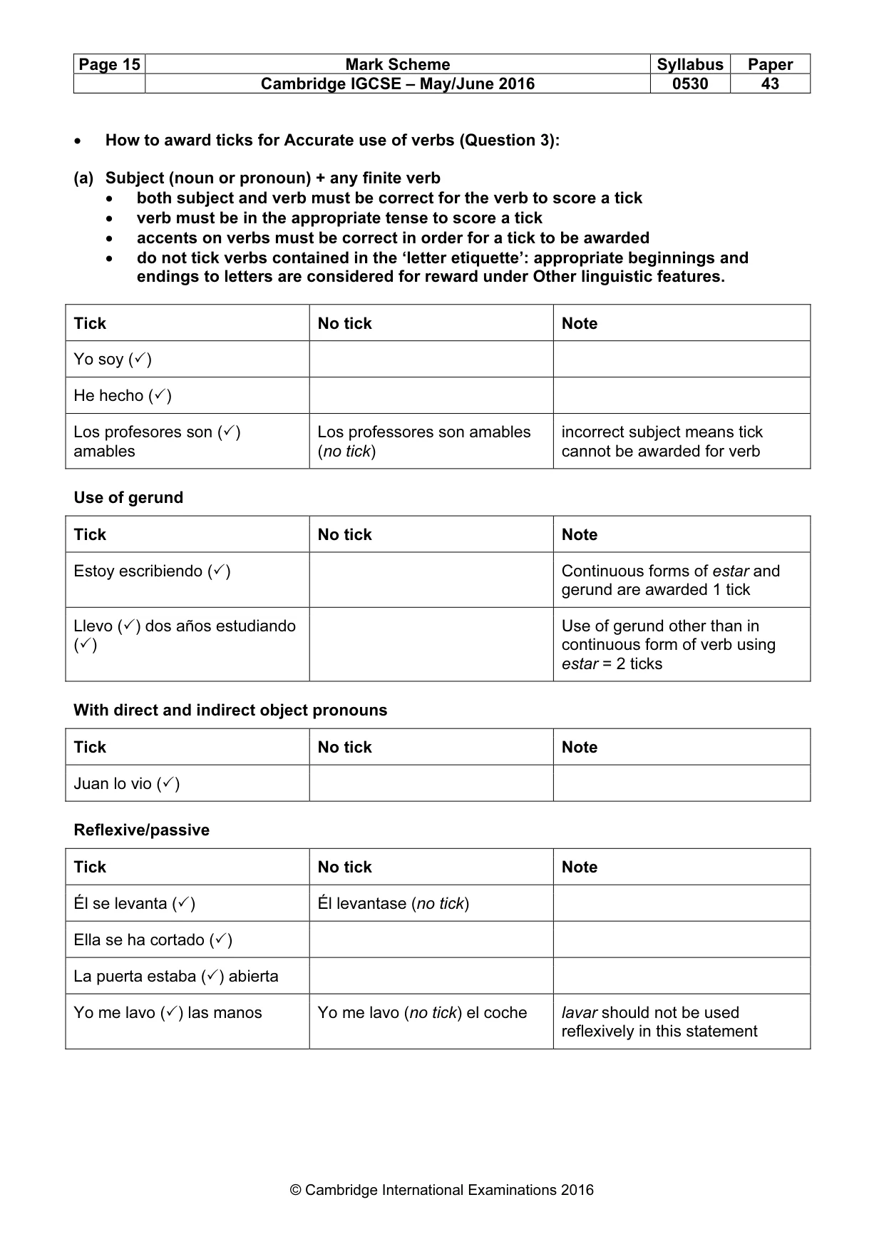 Mark scheme, page 15 of 26