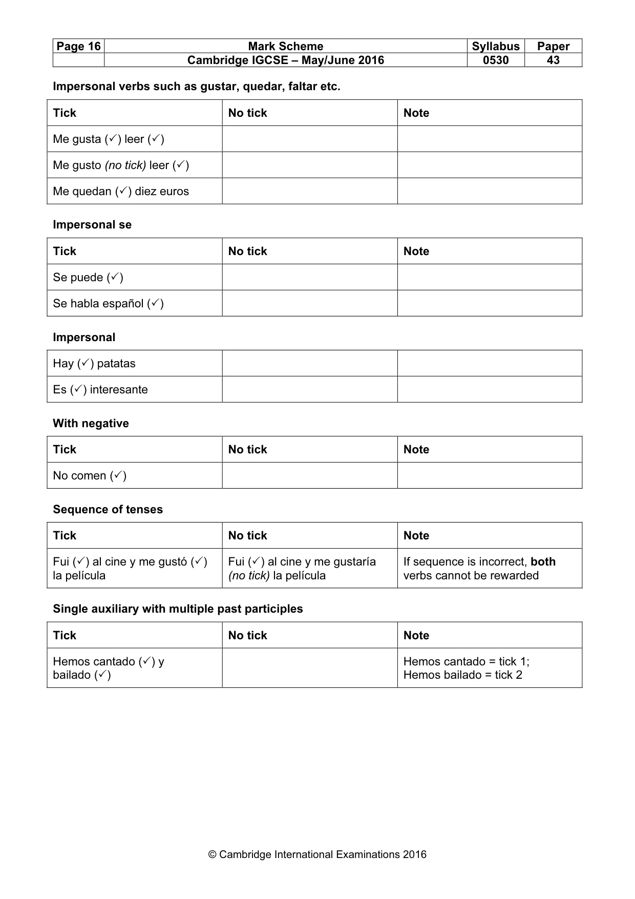 Mark scheme, page 16 of 26