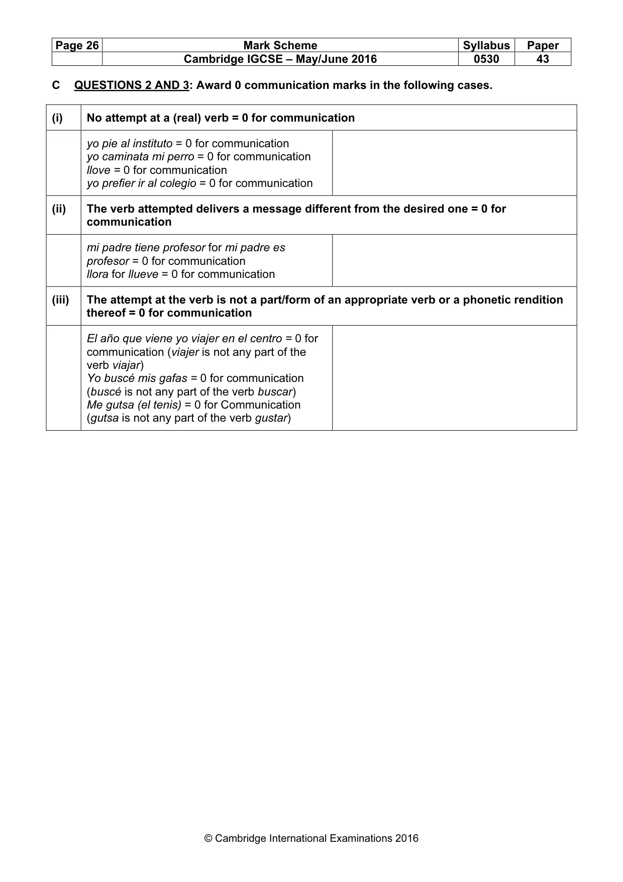 Mark scheme, page 26 of 26