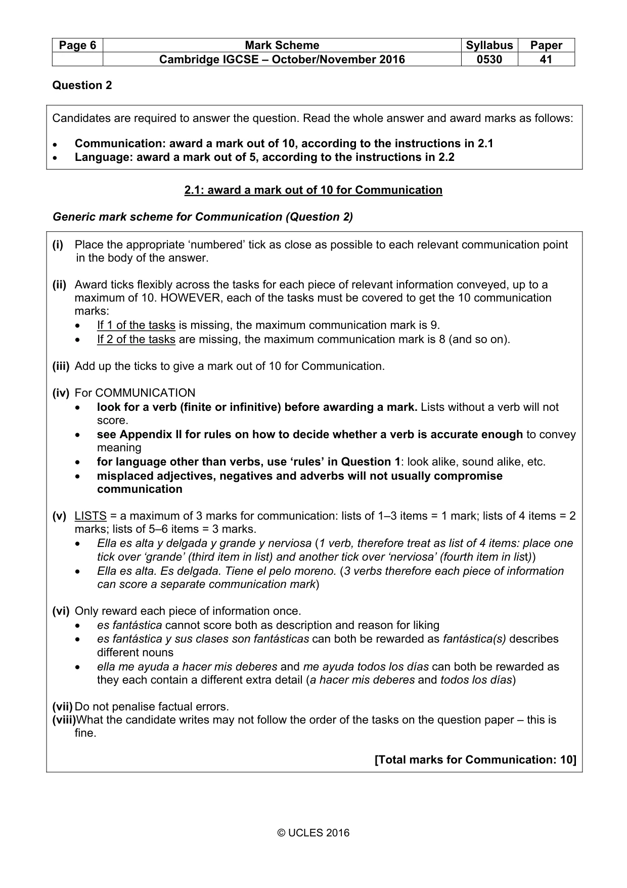 Mark scheme, page 6 of 26