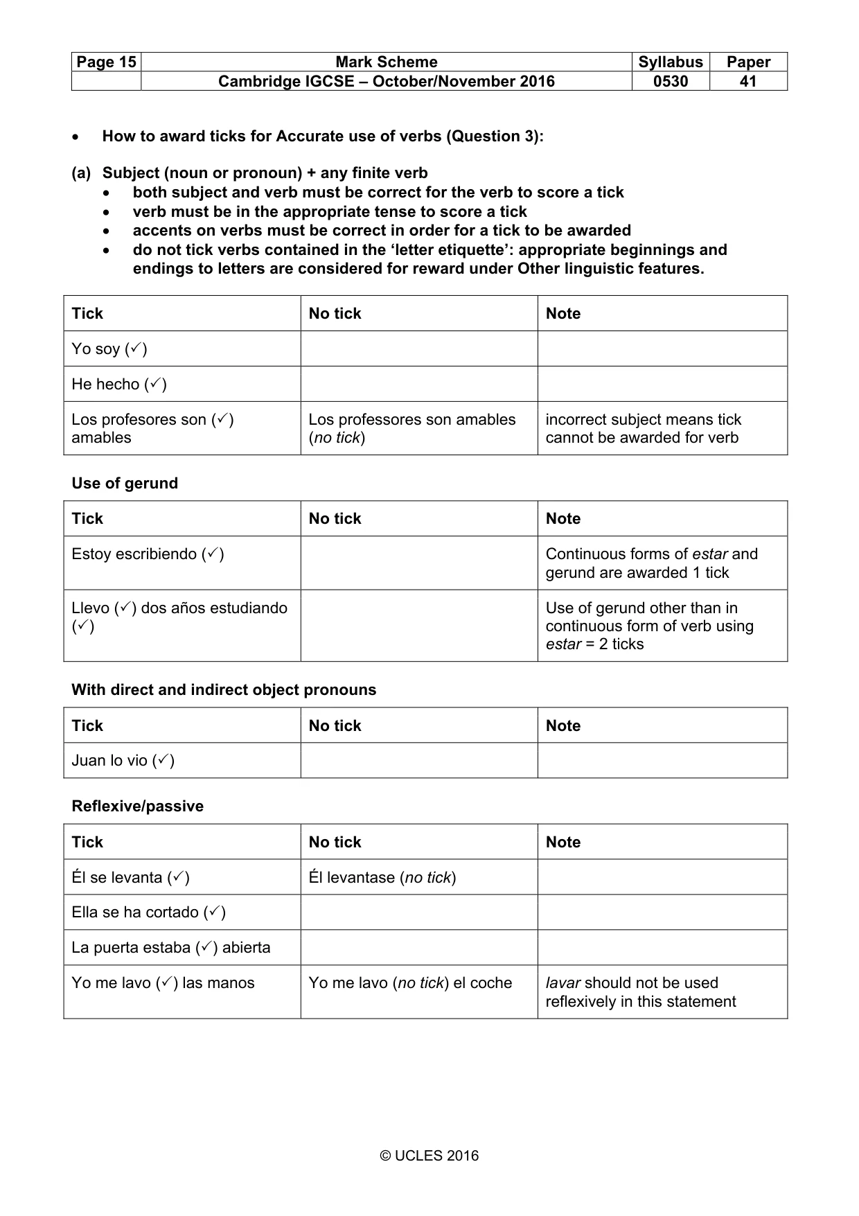 Mark scheme, page 15 of 26