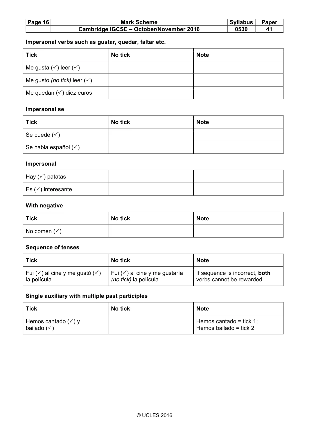 Mark scheme, page 16 of 26