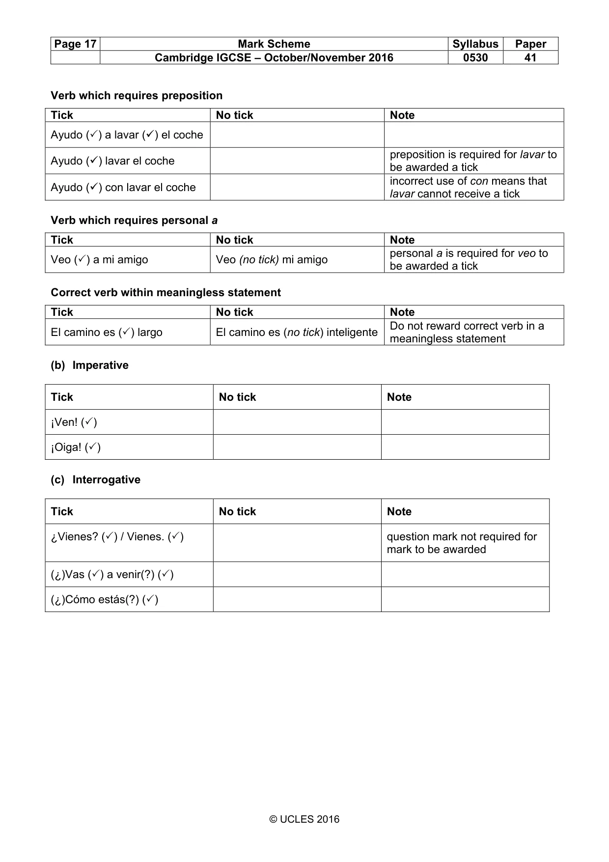 Mark scheme, page 17 of 26