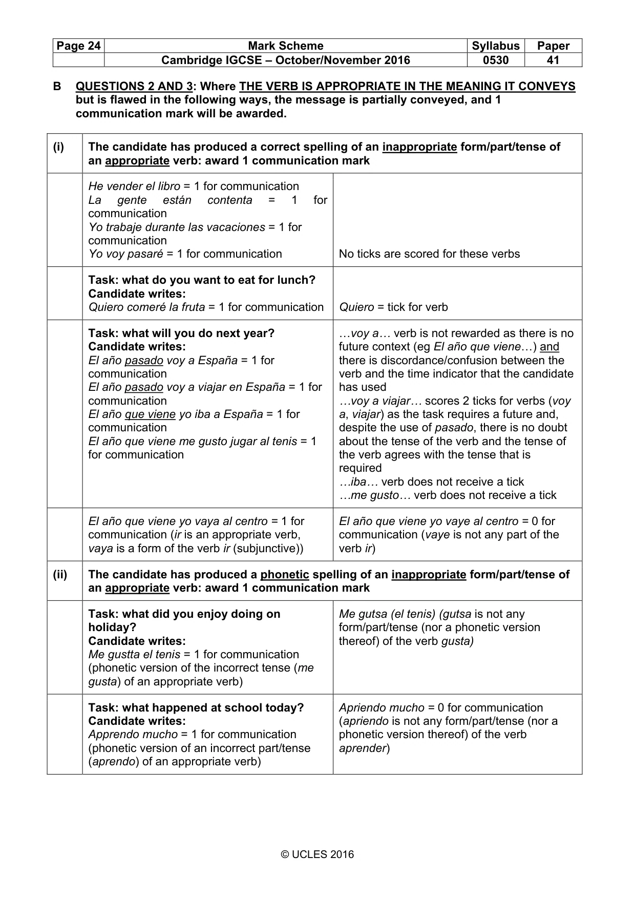 Mark scheme, page 24 of 26