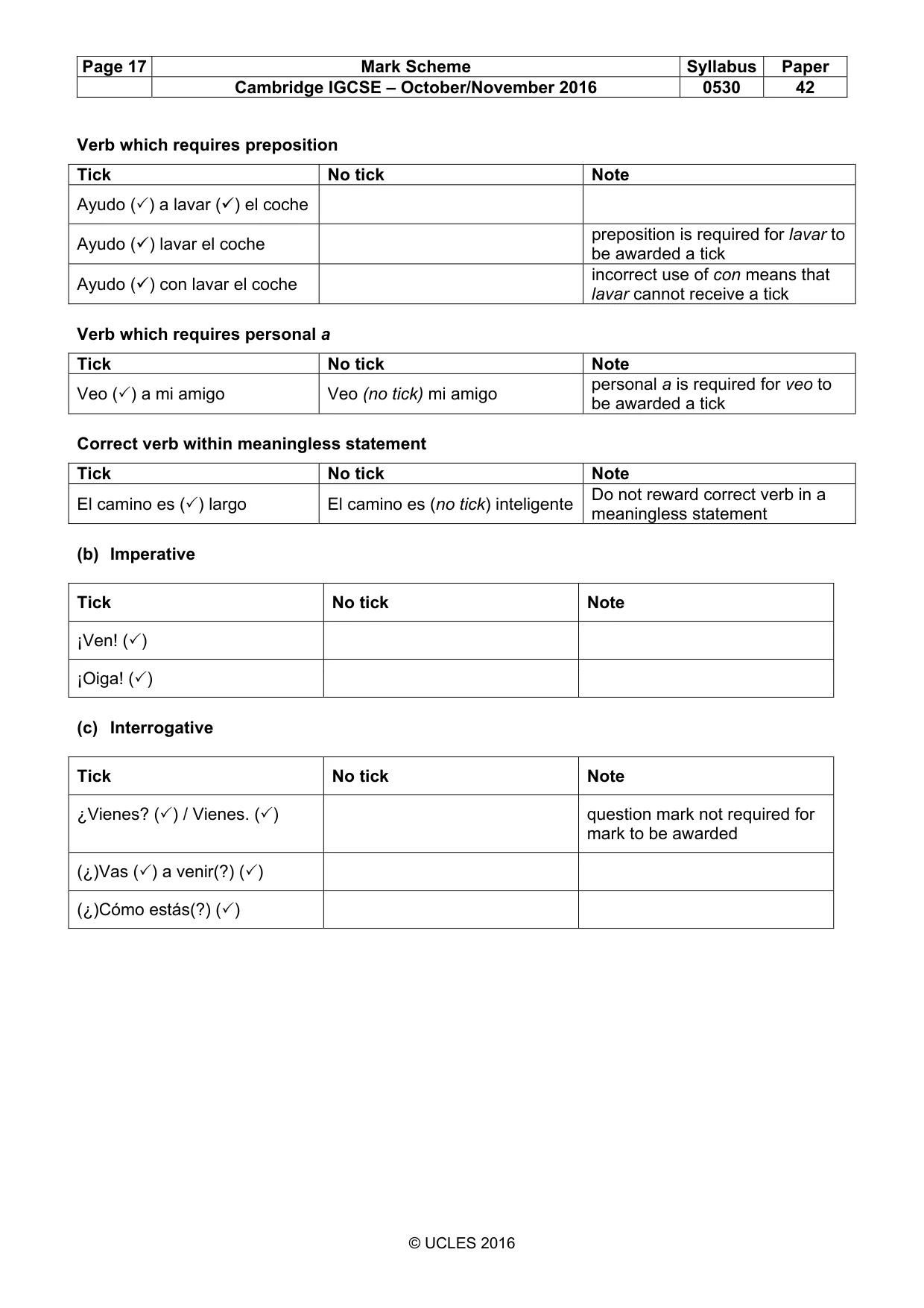 Mark scheme, page 17 of 26