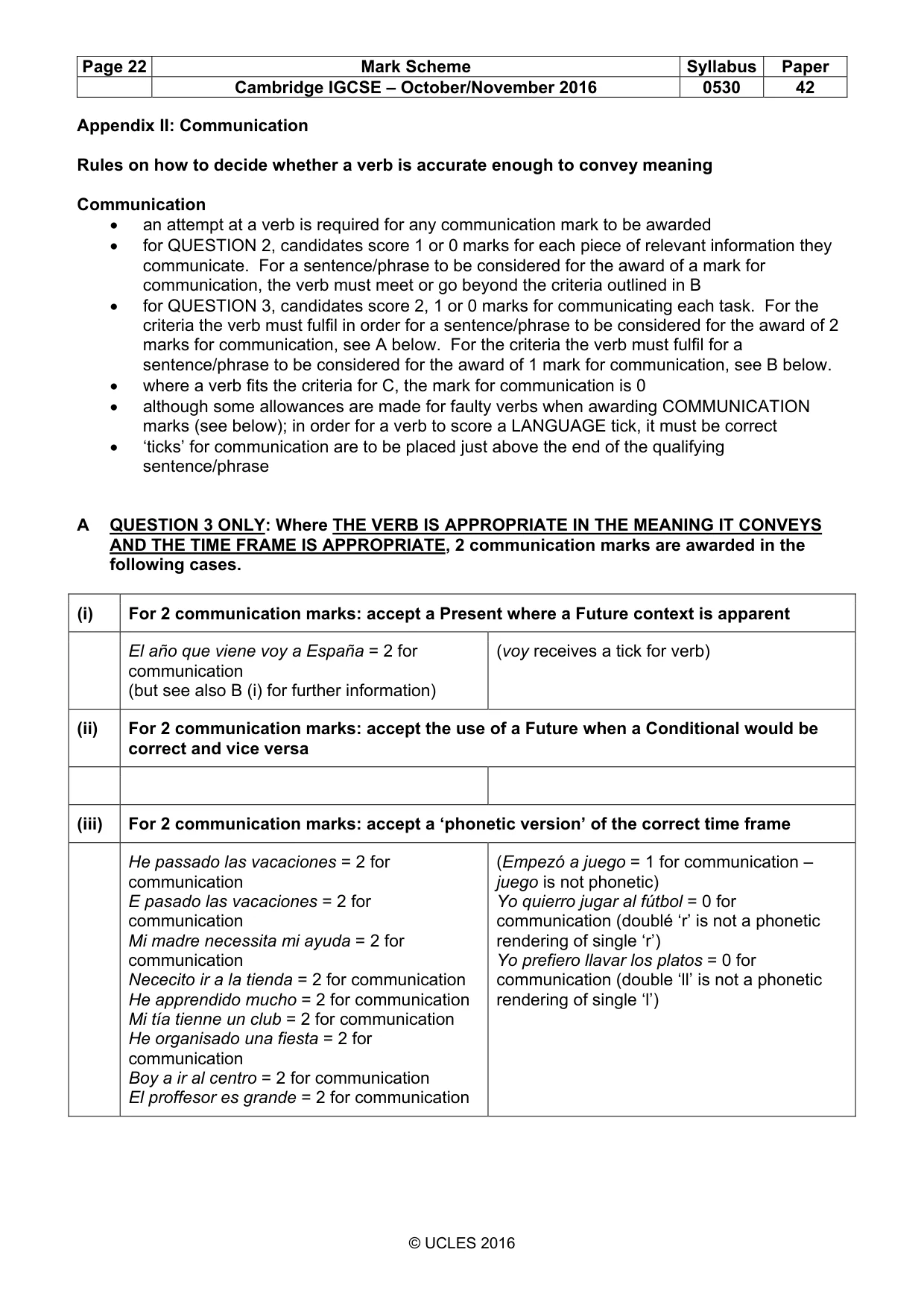 Mark scheme, page 22 of 26