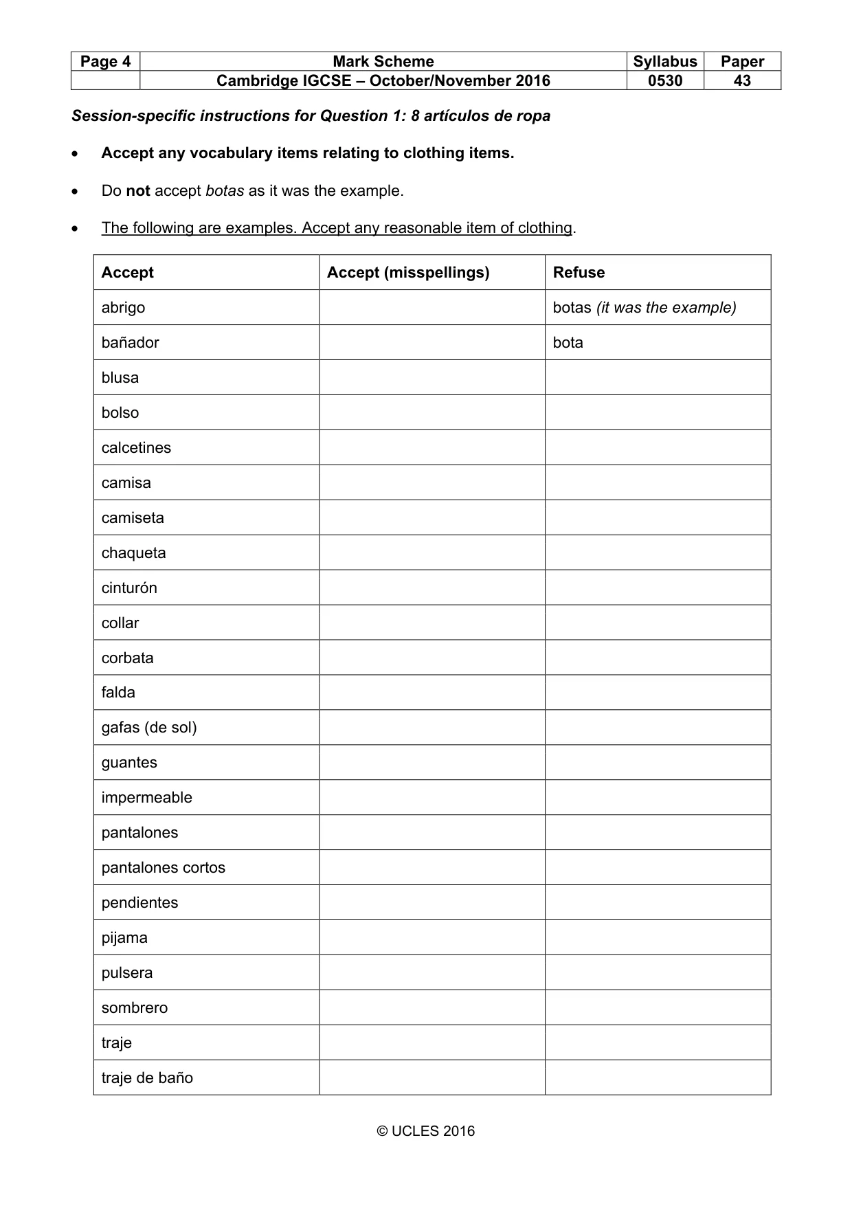 Mark scheme, page 4 of 26