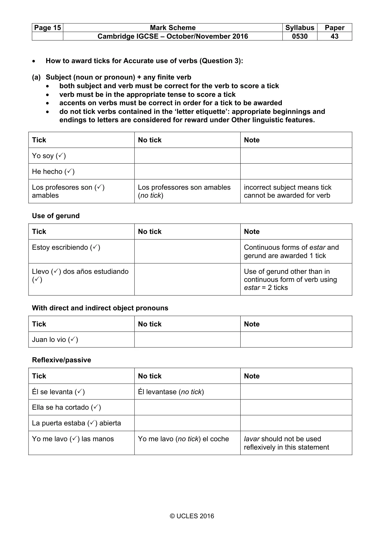 Mark scheme, page 15 of 26
