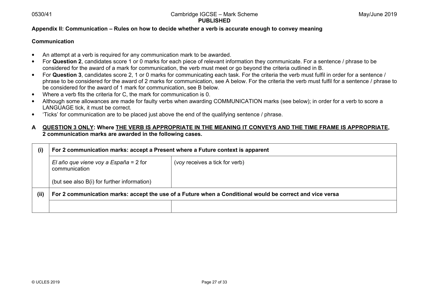 Mark scheme, page 27 of 33