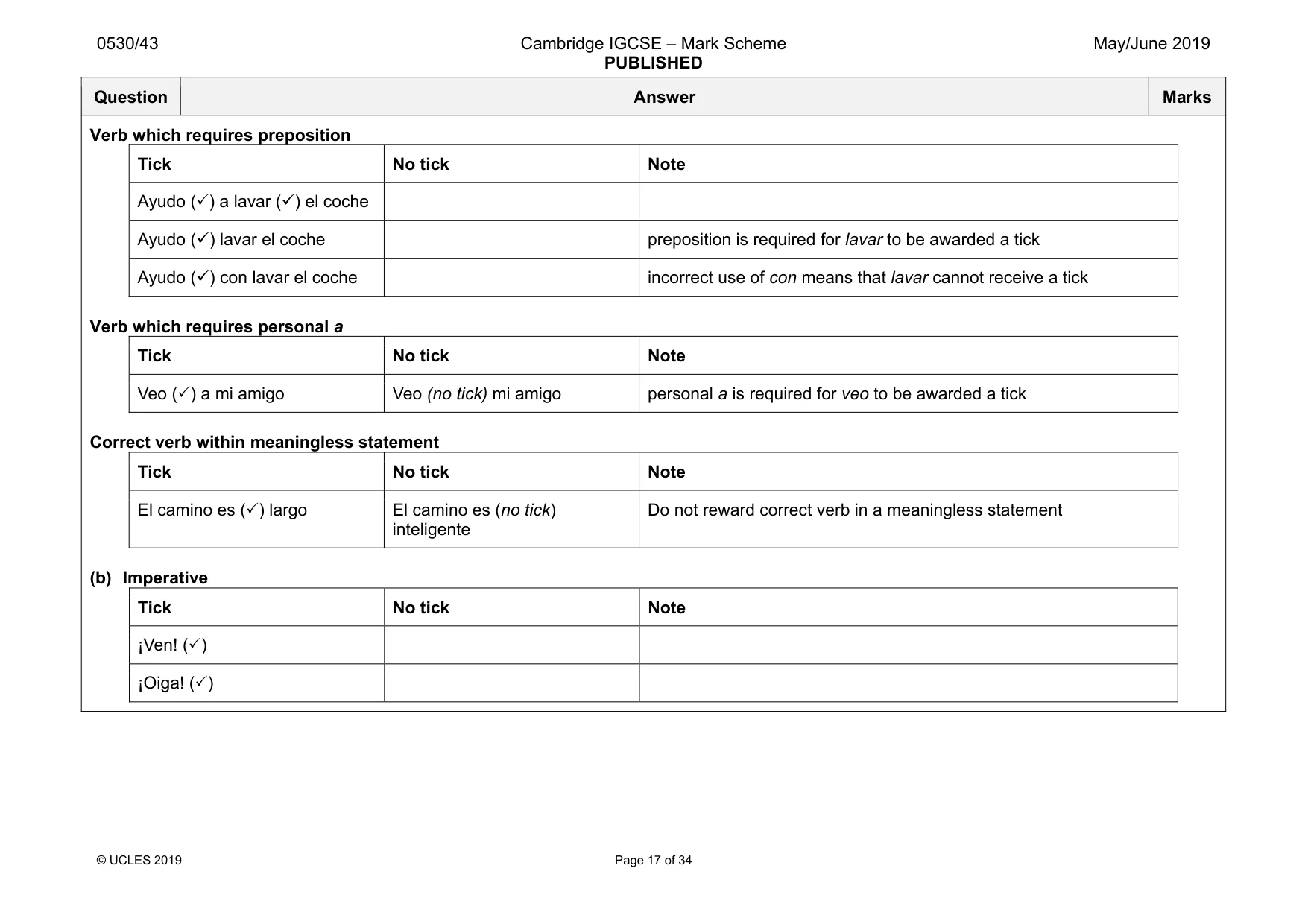 Mark scheme, page 17 of 34