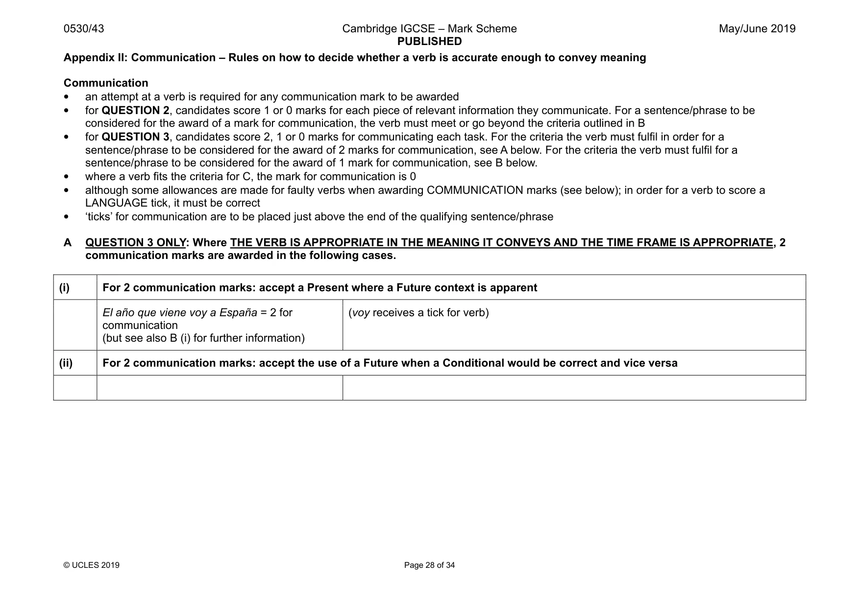 Mark scheme, page 28 of 34