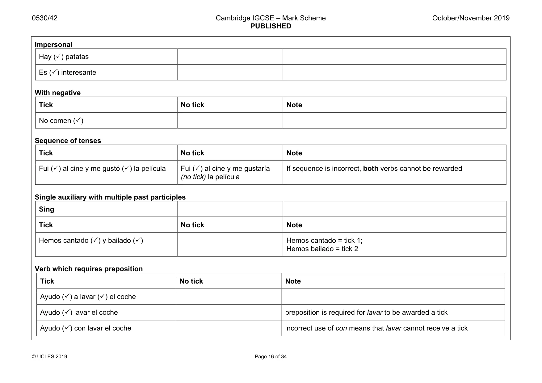 Mark scheme, page 16 of 34