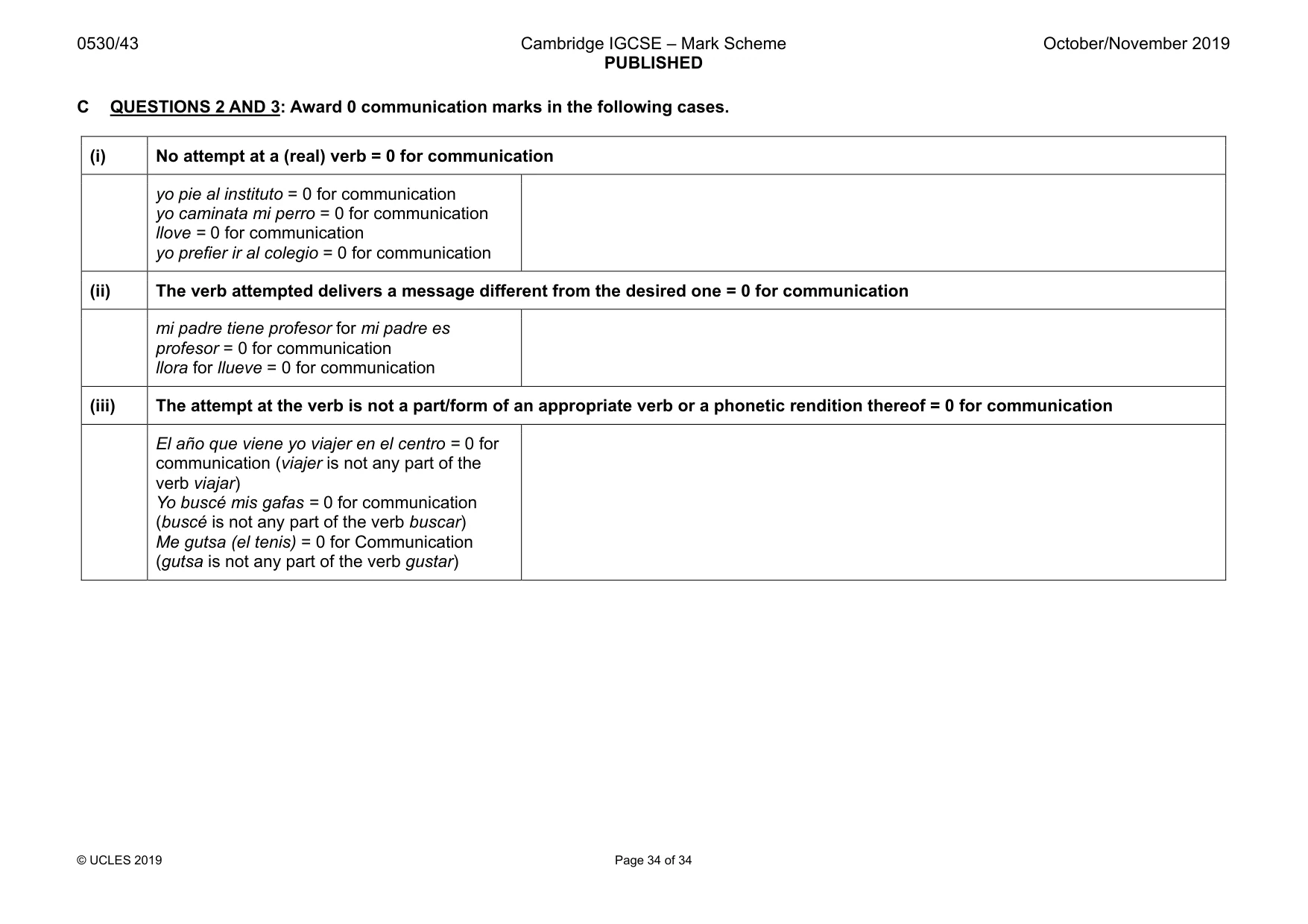 Mark scheme, page 34 of 34