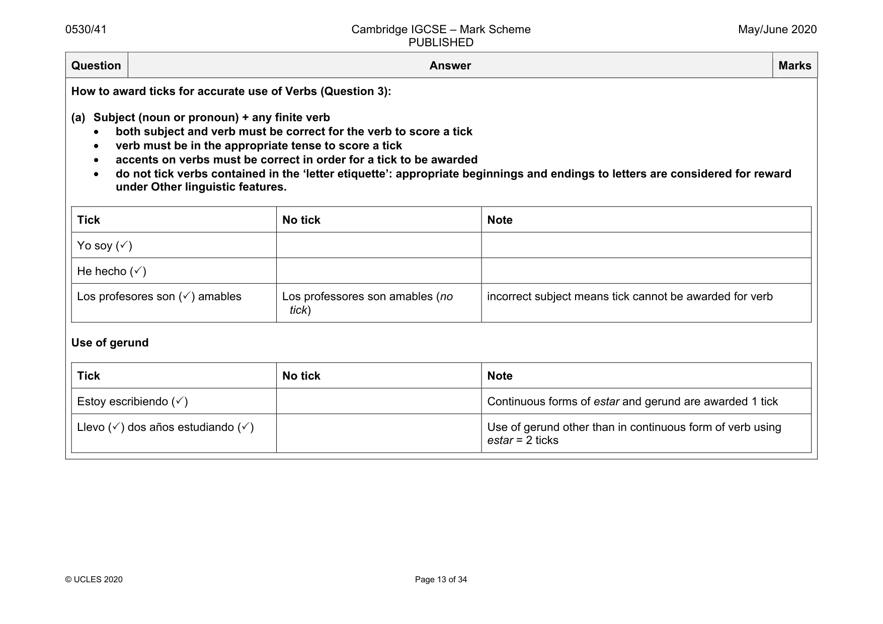 Mark scheme, page 13 of 34