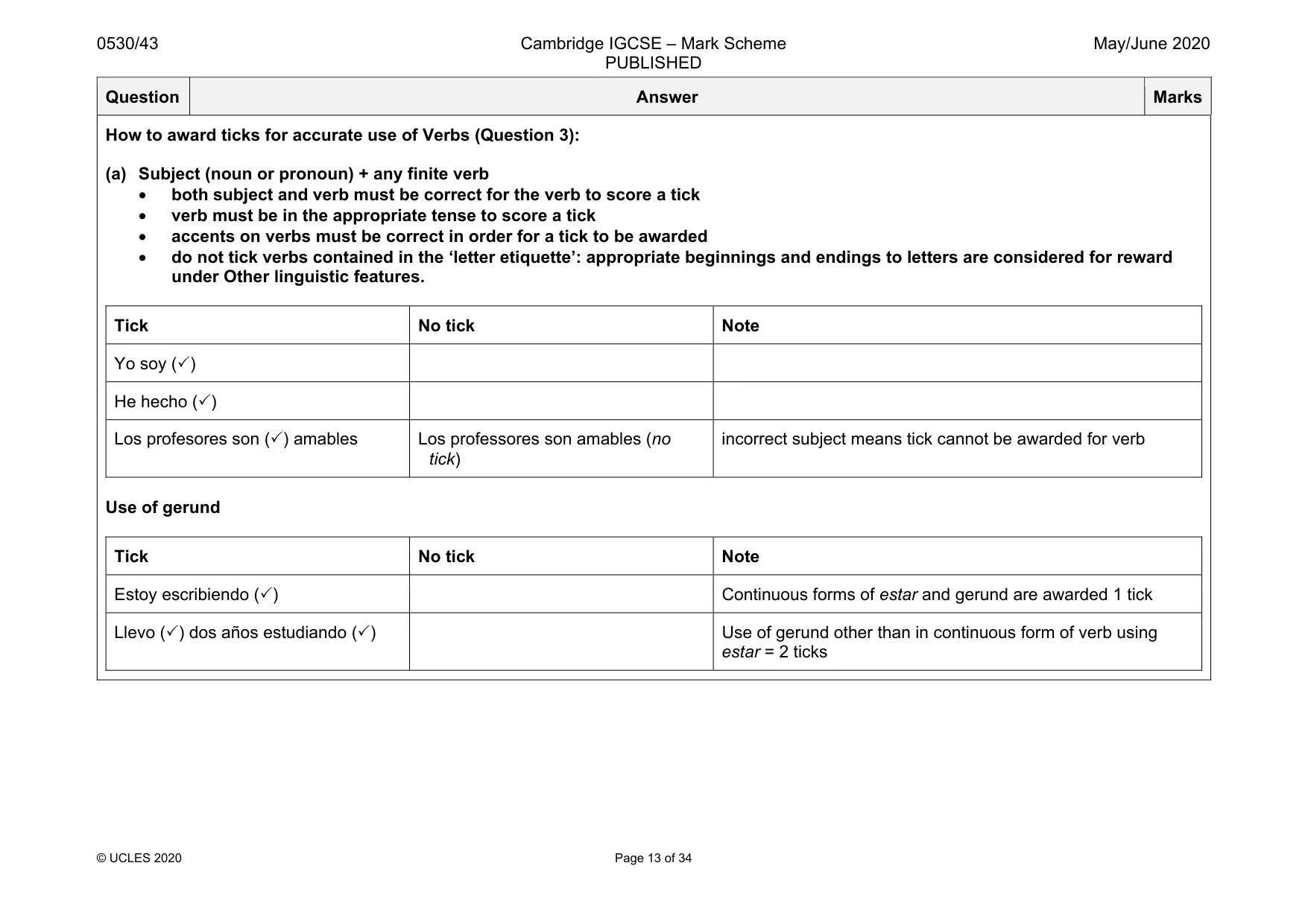 Mark scheme, page 13 of 34