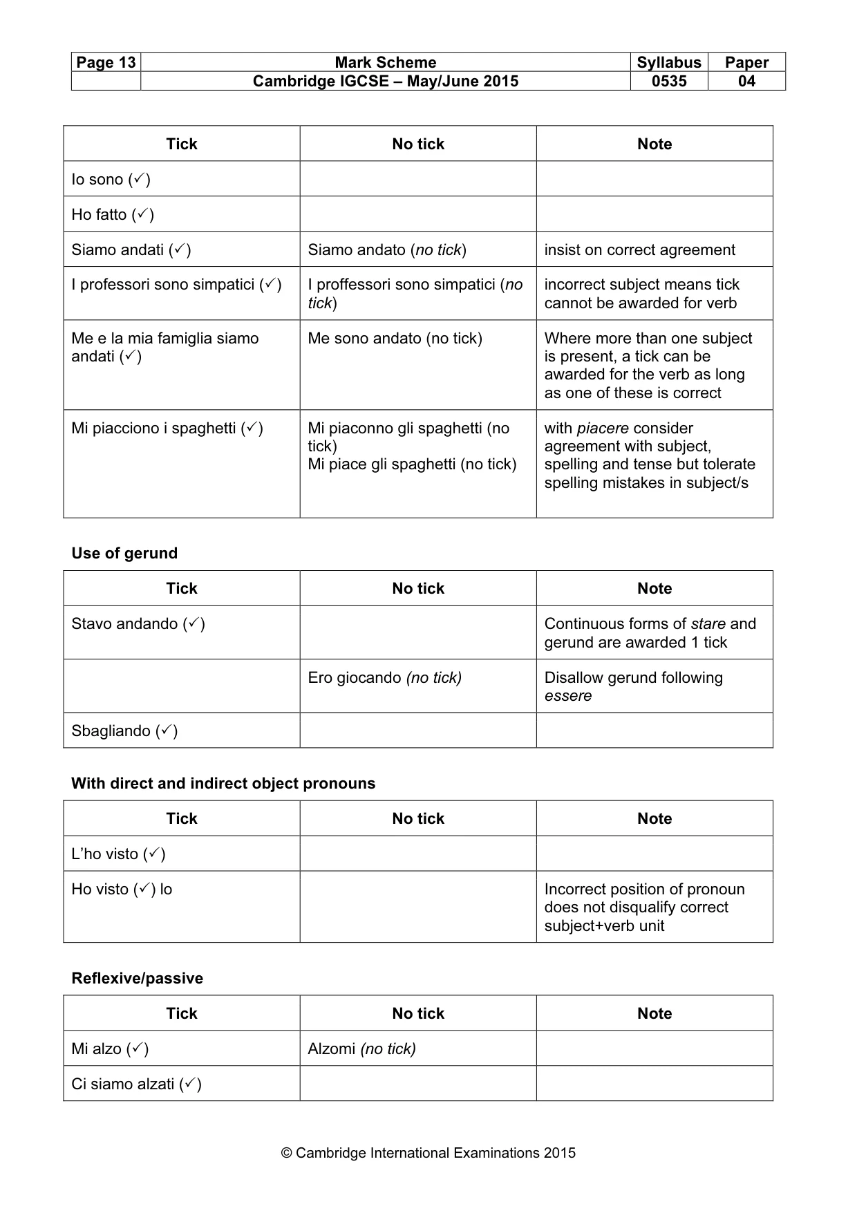 Mark scheme, page 13 of 18
