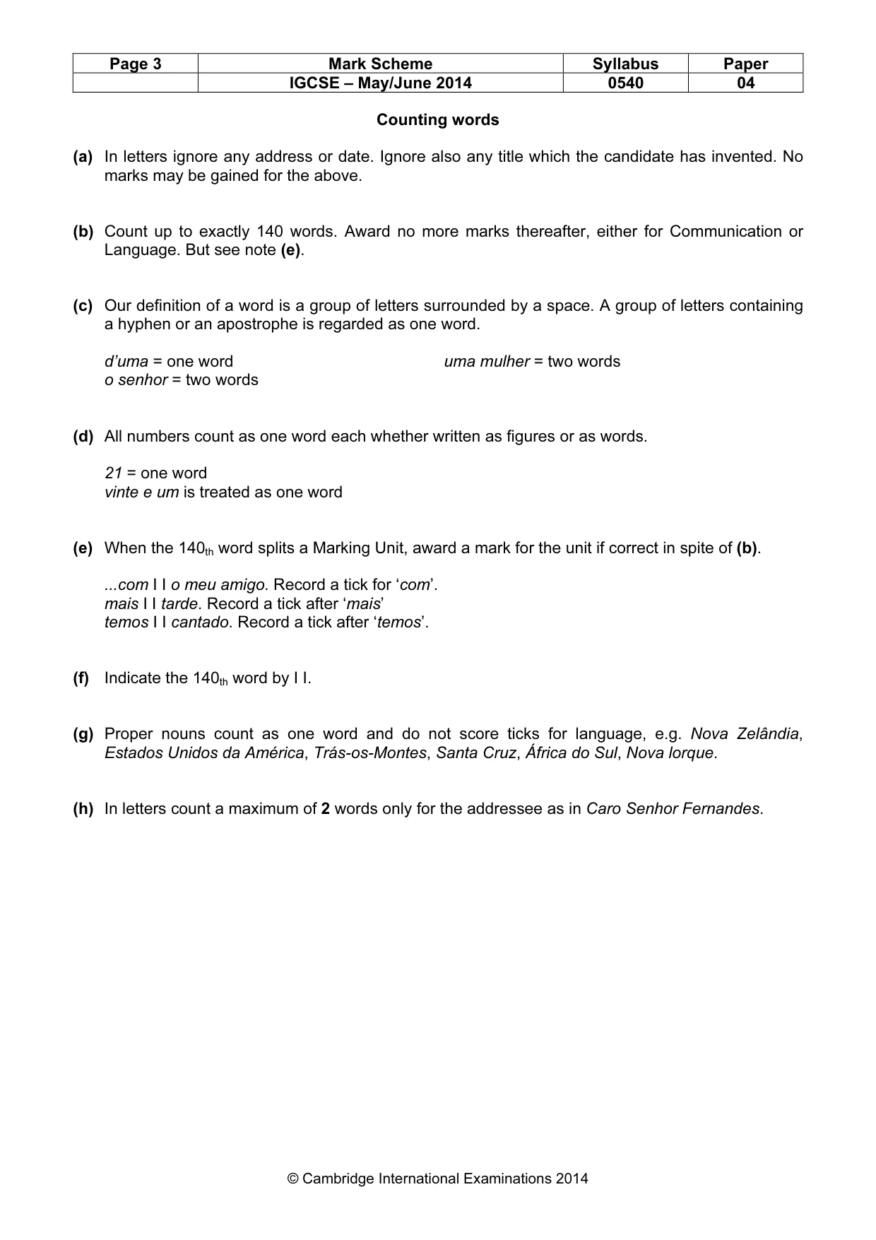 Mark scheme, page 3 of 16