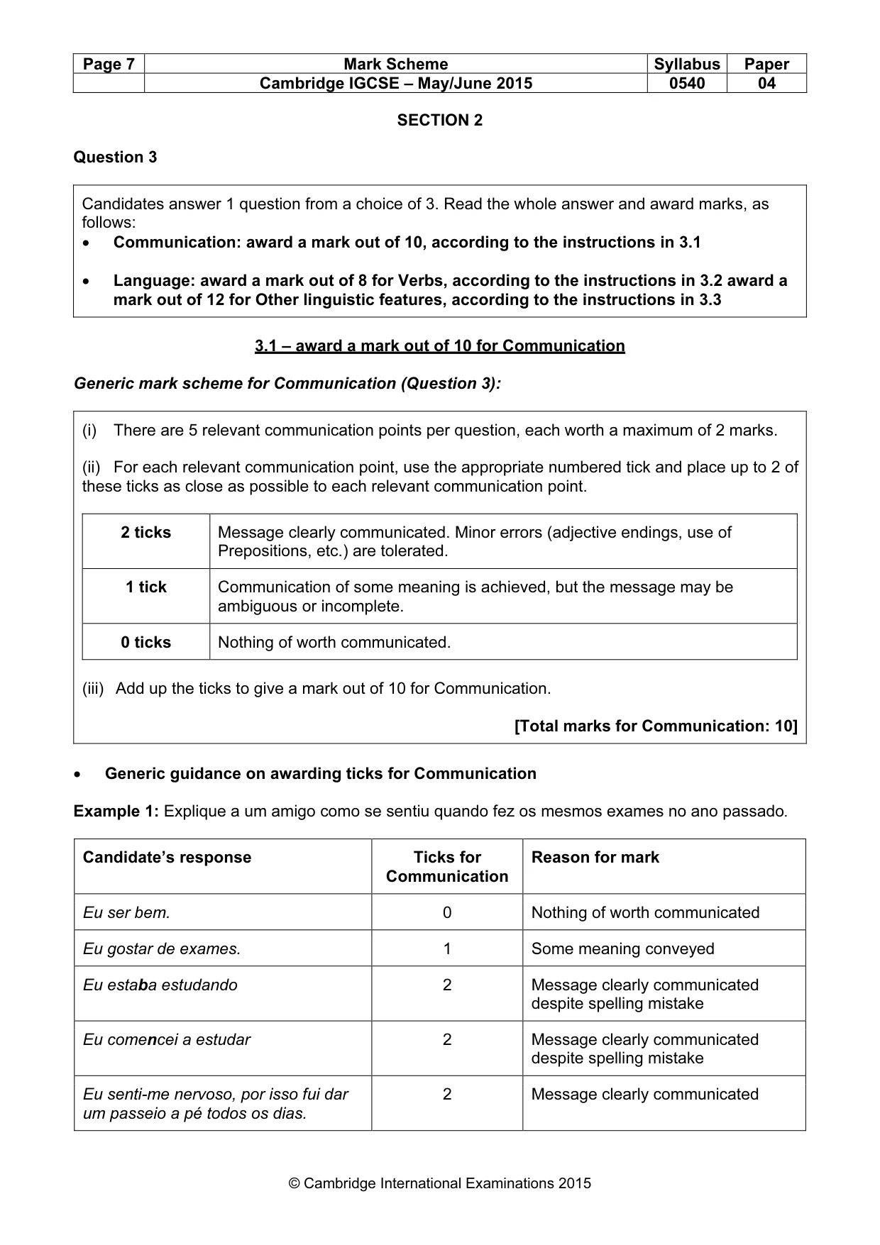 Mark scheme, page 7 of 18