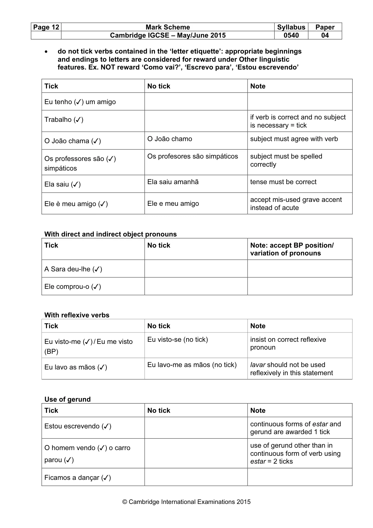 Mark scheme, page 12 of 18