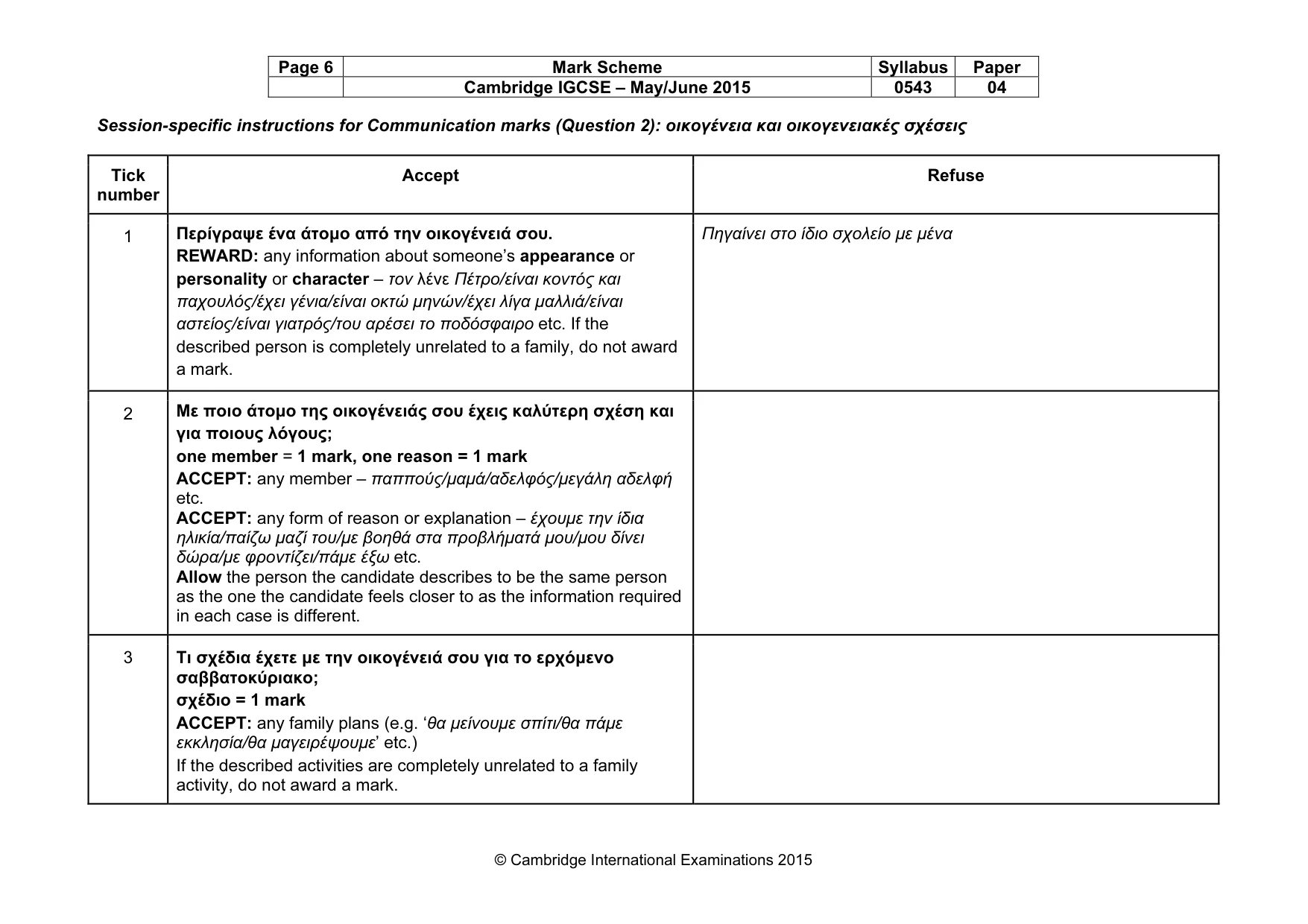 Mark scheme, page 6 of 24