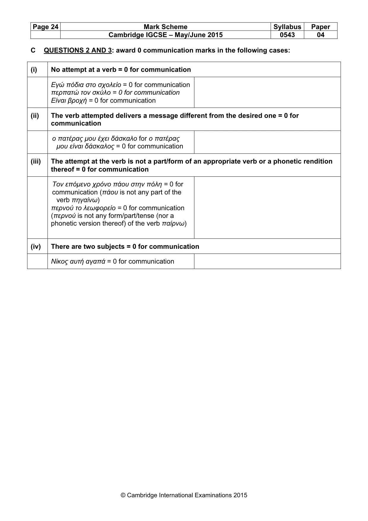 Mark scheme, page 24 of 24
