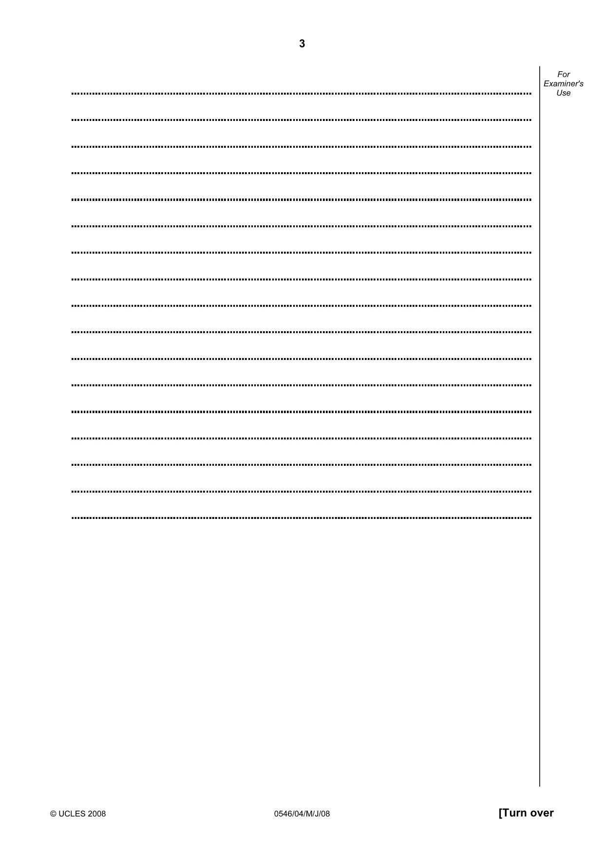 Cambridge IGCSE Malay - Foreign Language 0546 2008 May/June Paper 4 · Variant 1 question paper, page 3 of 4