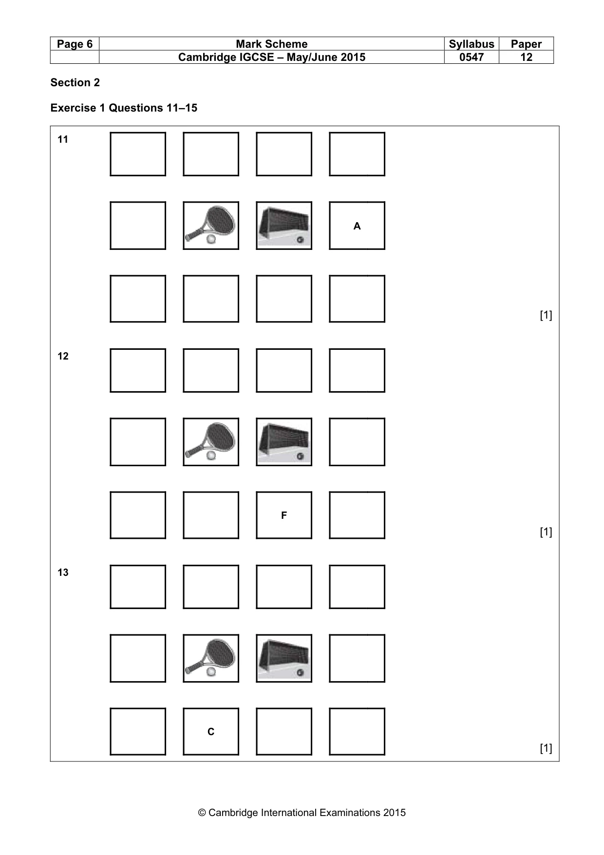 Mark scheme, page 6 of 18