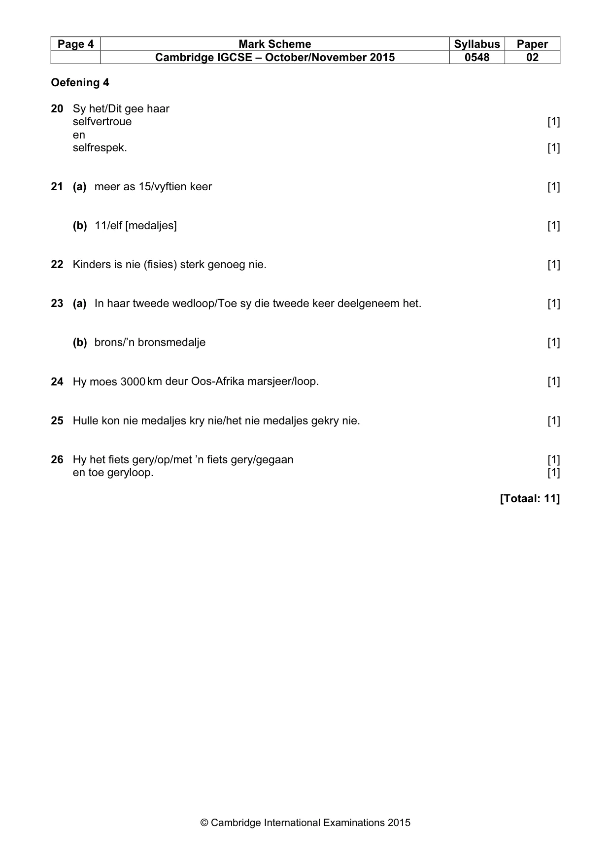 Mark scheme, page 4 of 12