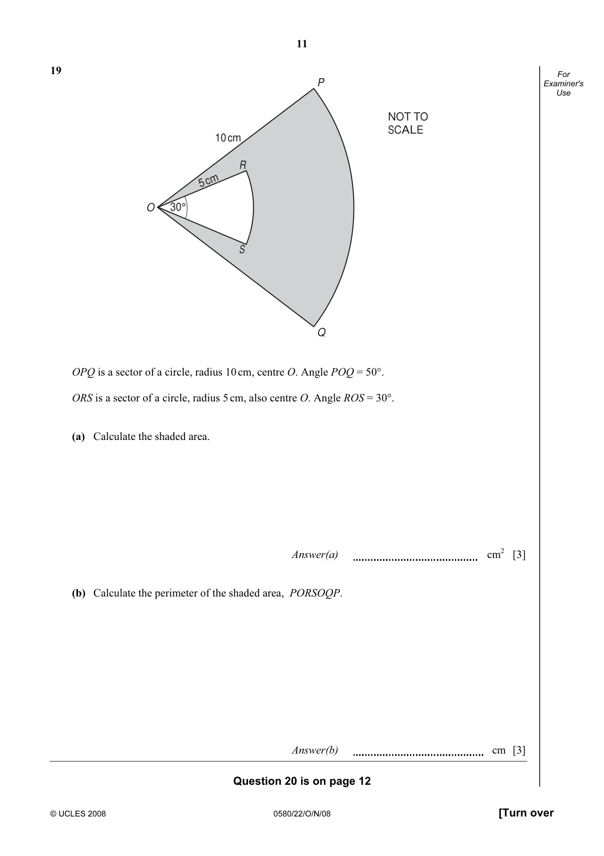 Cambridge IGCSE Mathematics 0580 2008 Oct/Nov Paper 2 · Variant 0 question paper, page 24 of 25