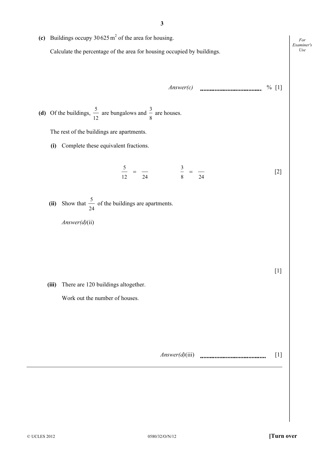 Cambridge IGCSE Mathematics 0580 2012 Oct/Nov Paper 3 · Variant 2 question paper, page 3 of 16