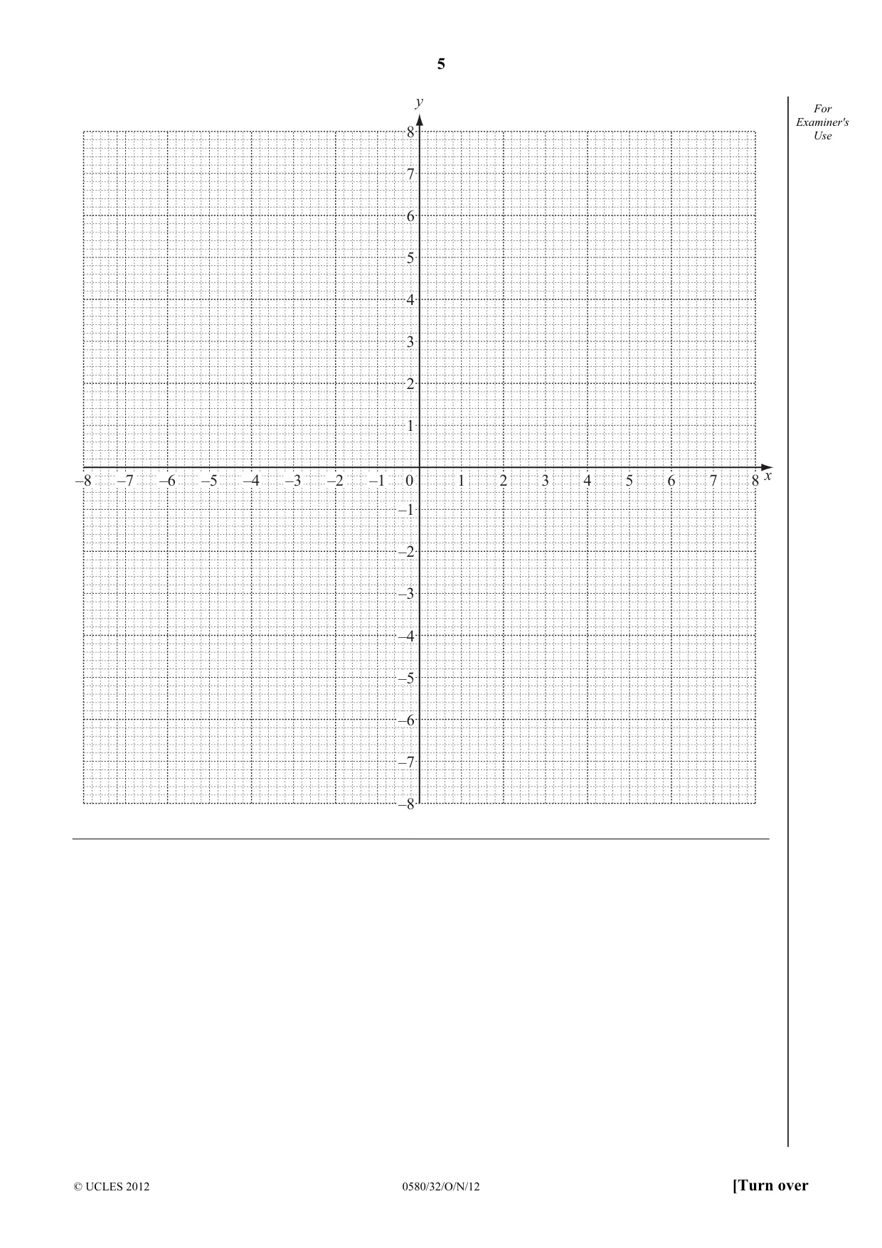 Cambridge IGCSE Mathematics 0580 2012 Oct/Nov Paper 3 · Variant 2 question paper, page 5 of 16