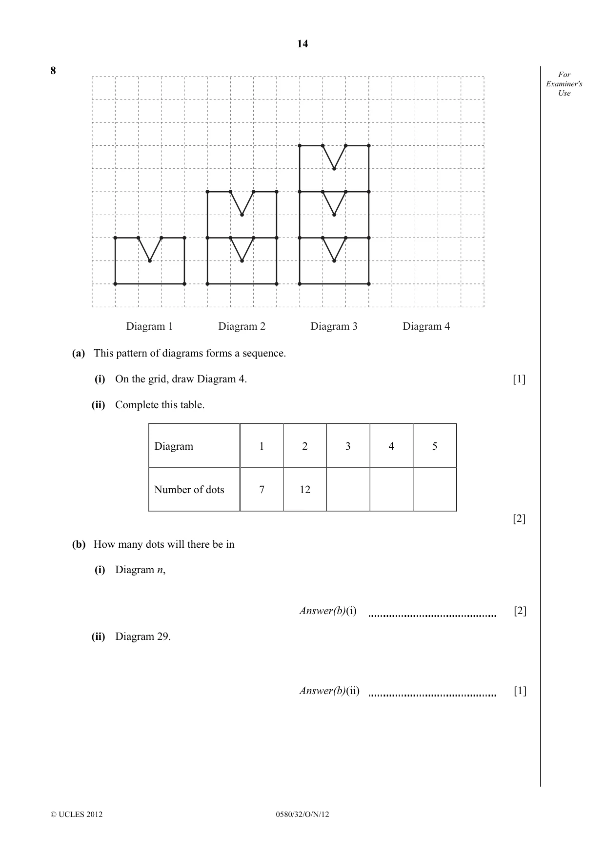 Cambridge IGCSE Mathematics 0580 2012 Oct/Nov Paper 3 · Variant 2 question paper, page 14 of 16