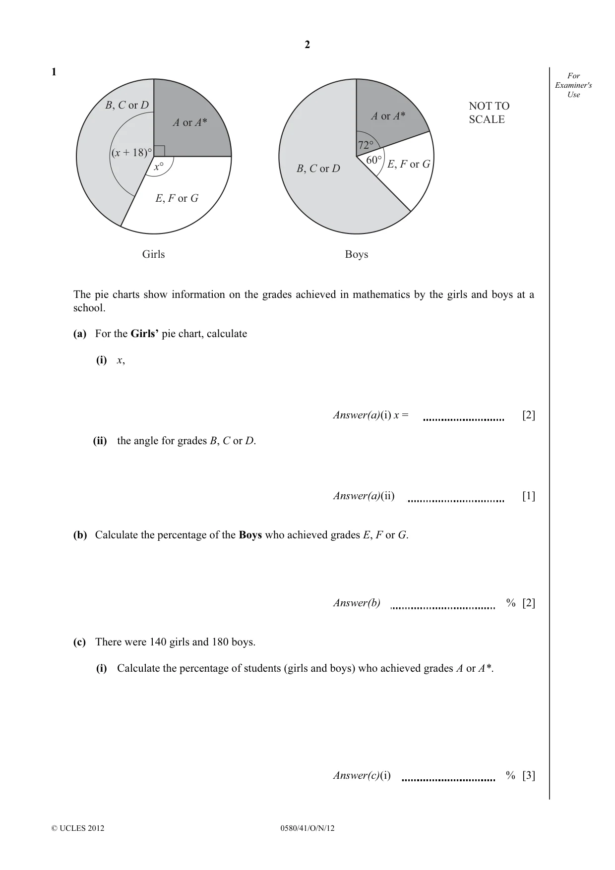 Cambridge IGCSE Mathematics 0580 2012 Oct/Nov Paper 4 · Variant 1 question paper, page 2 of 16