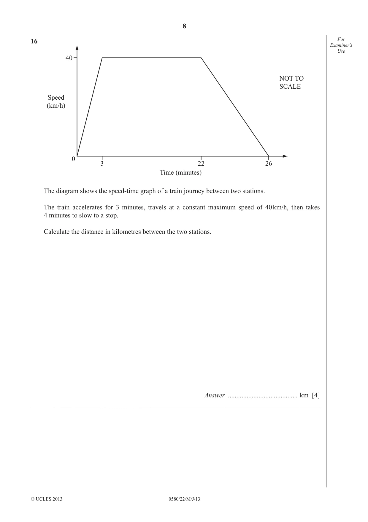 Cambridge IGCSE Mathematics 0580 2013 May/June Paper 2 · Variant 2 question paper, page 8 of 12