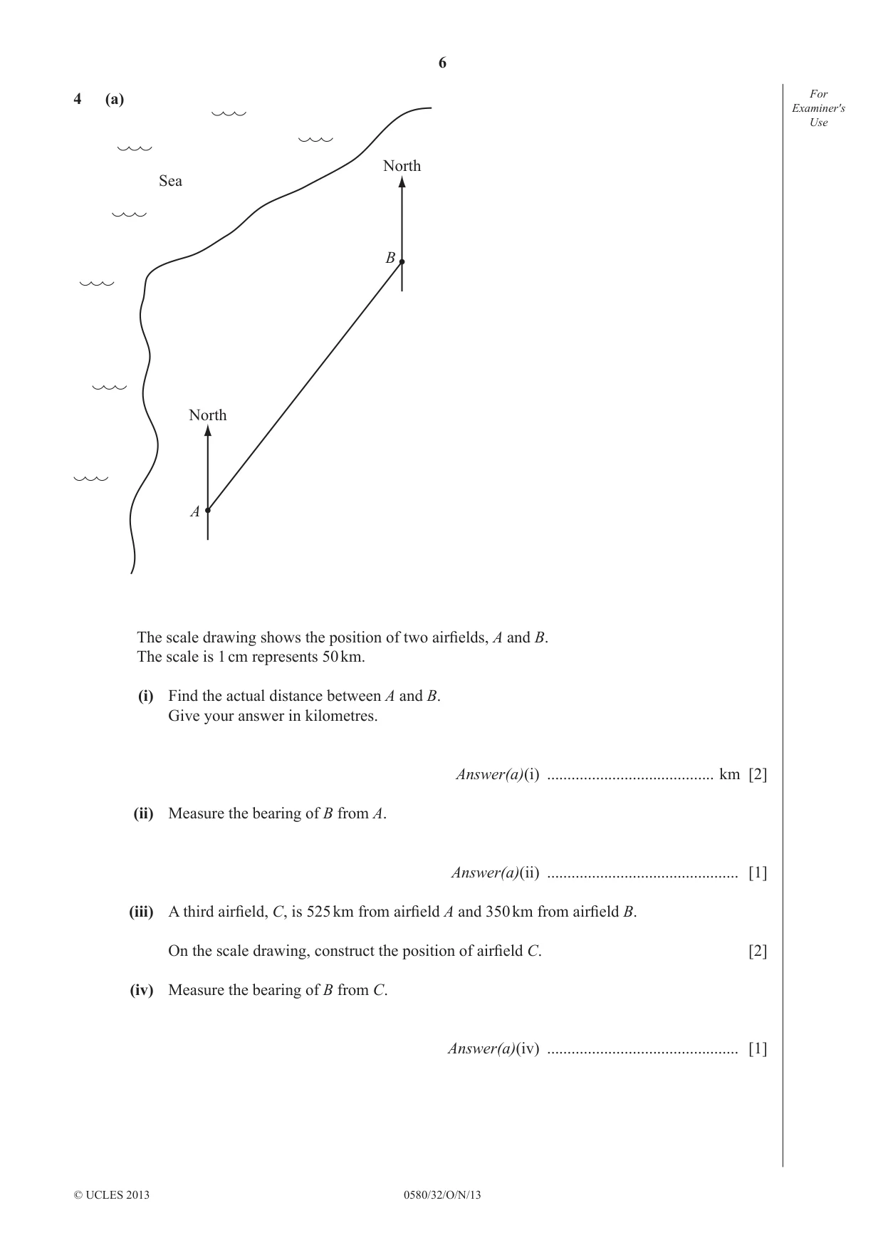Cambridge IGCSE Mathematics 0580 2013 Oct/Nov Paper 3 · Variant 2 question paper, page 6 of 16