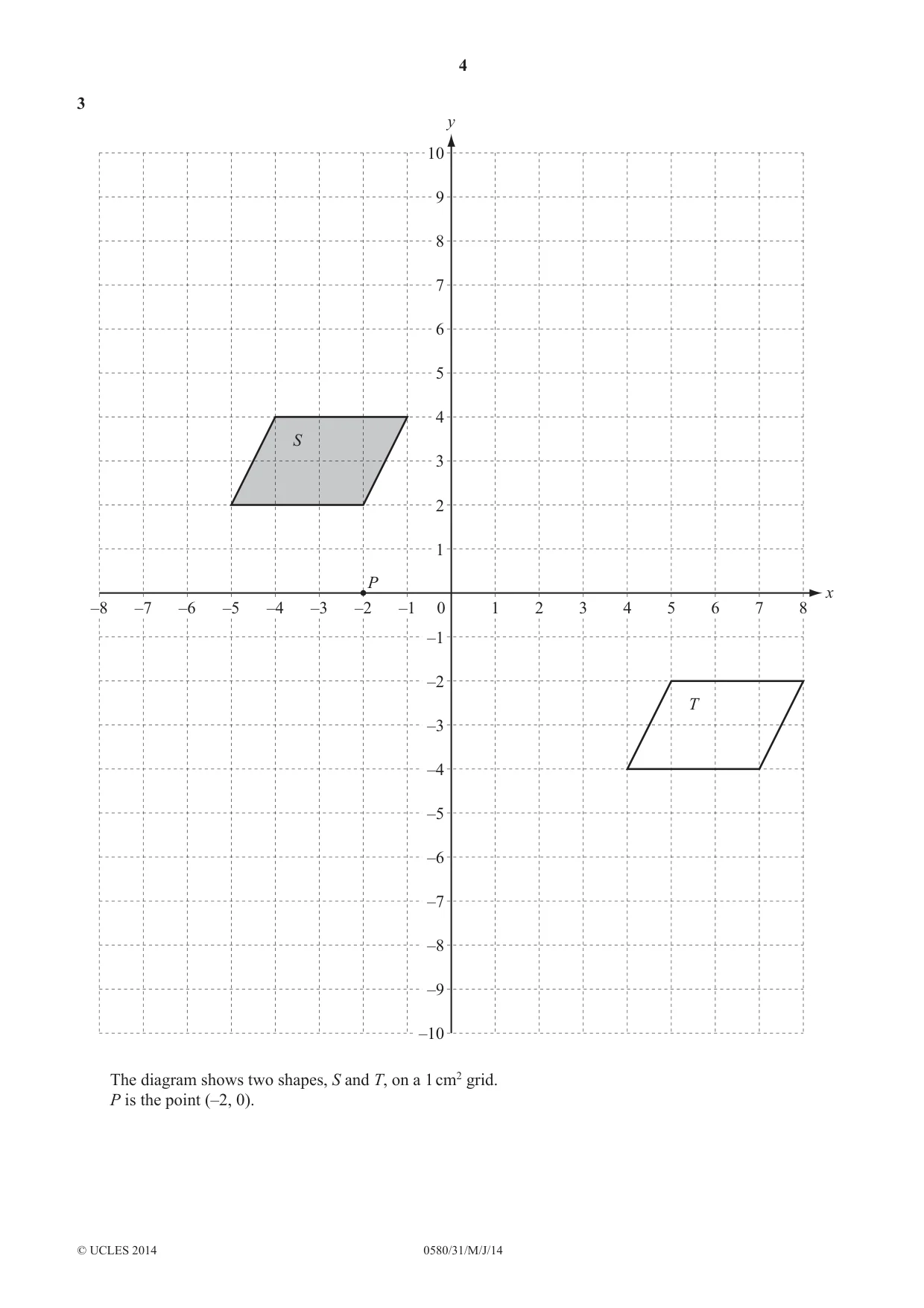 Cambridge IGCSE Mathematics 0580 2014 May/June Paper 3 · Variant 1 question paper, page 4 of 16