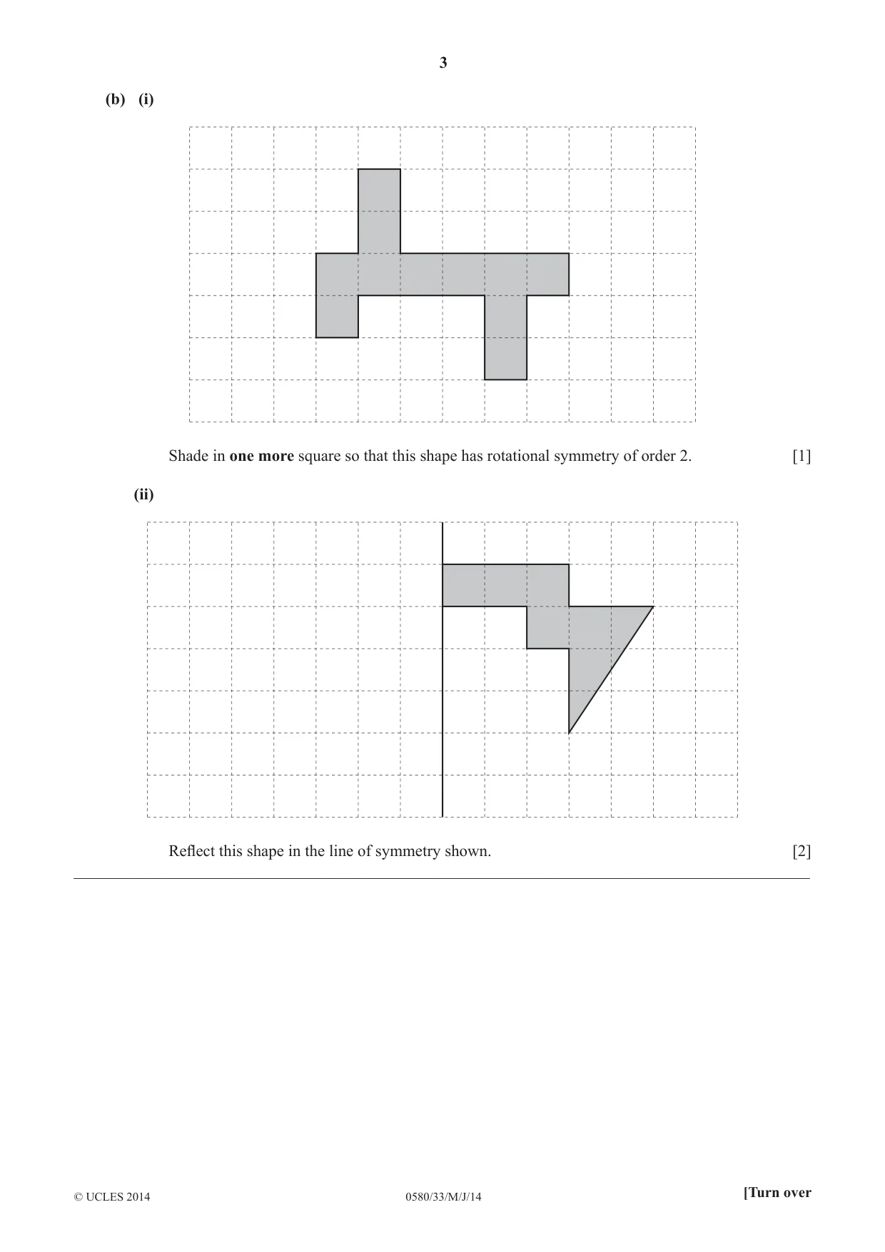Cambridge IGCSE Mathematics 0580 2014 May/June Paper 3 · Variant 3 question paper, page 3 of 16
