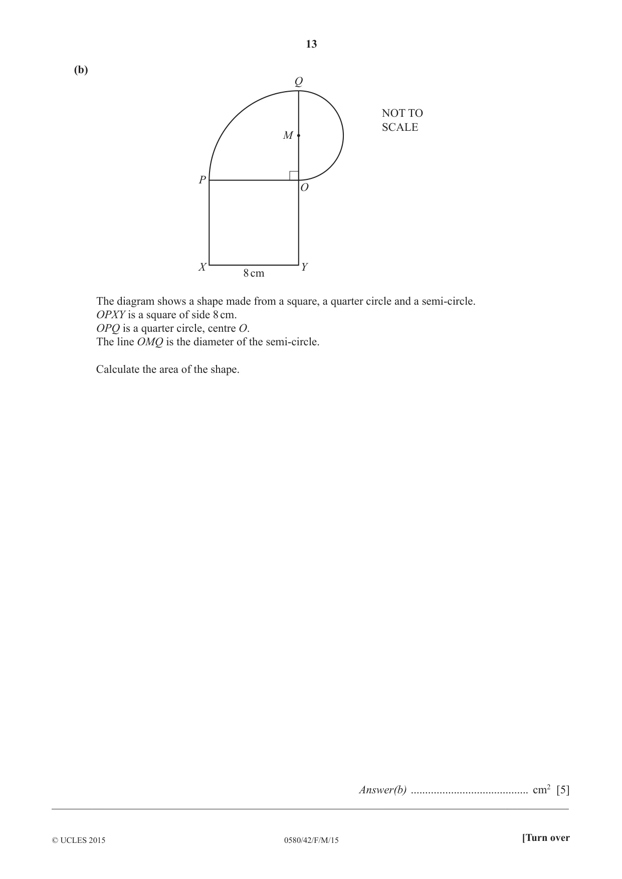 Cambridge IGCSE Mathematics 0580 2015 Feb/March Paper 4 · Variant 2 question paper, page 13 of 16