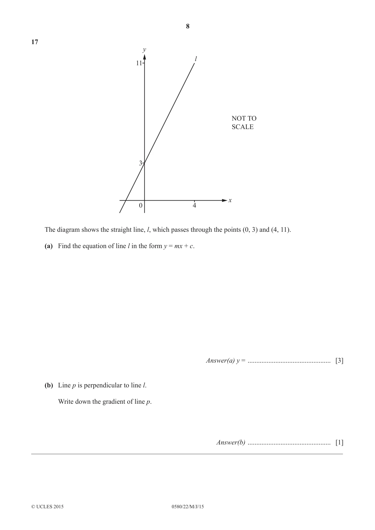 Cambridge IGCSE Mathematics 0580 2015 May/June Paper 2 · Variant 2 question paper, page 8 of 16