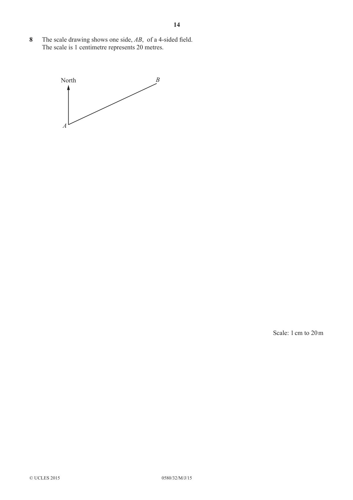 Cambridge IGCSE Mathematics 0580 2015 May/June Paper 3 · Variant 2 question paper, page 14 of 16