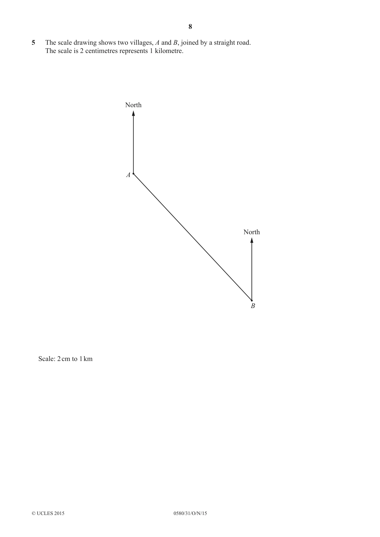 Cambridge IGCSE Mathematics 0580 2015 Oct/Nov Paper 3 · Variant 1 question paper, page 8 of 16