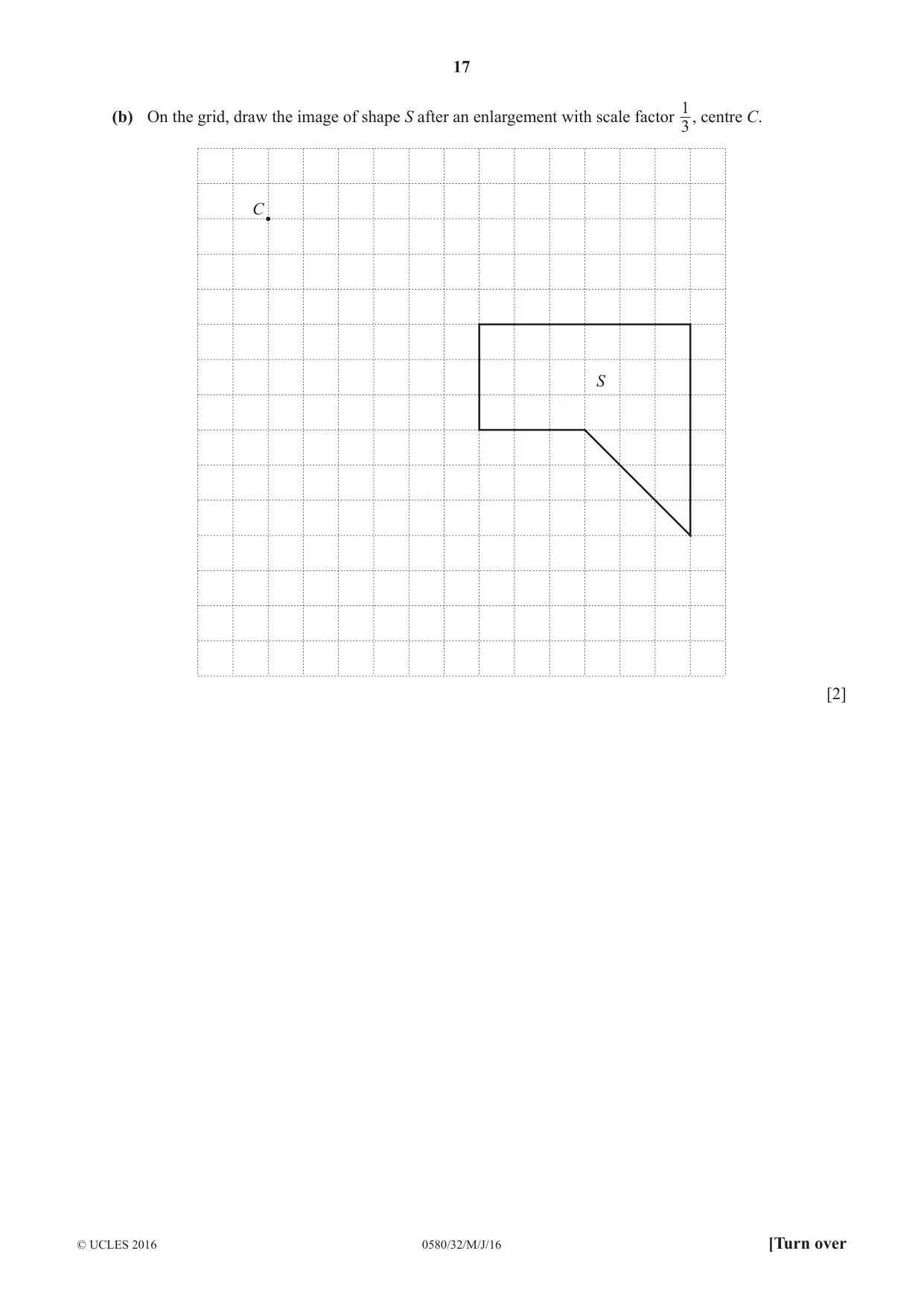 Cambridge IGCSE Mathematics 0580 2016 May/June Paper 3 · Variant 2 question paper, page 17 of 20