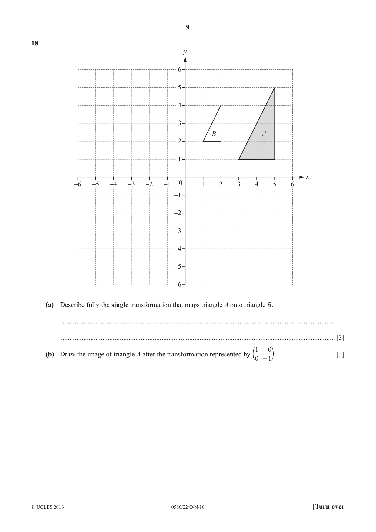 Cambridge IGCSE Mathematics 0580 2016 Oct/Nov Paper 2 · Variant 2 question paper, page 9 of 12